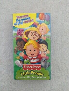 Fisher-Price Little People Volume 1: Big Discoveries VHS Tape Sealed